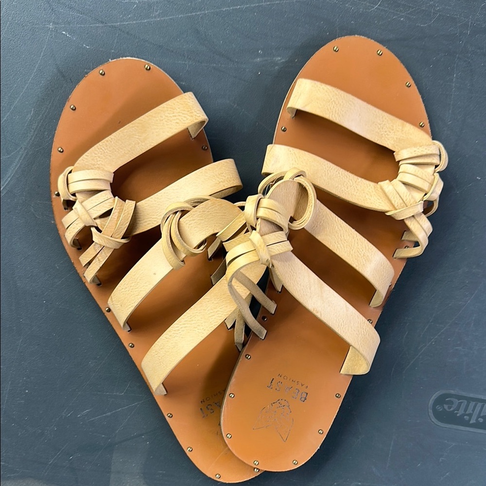 Leather sandals